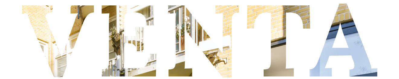 letrero propiedades en venta con máscara