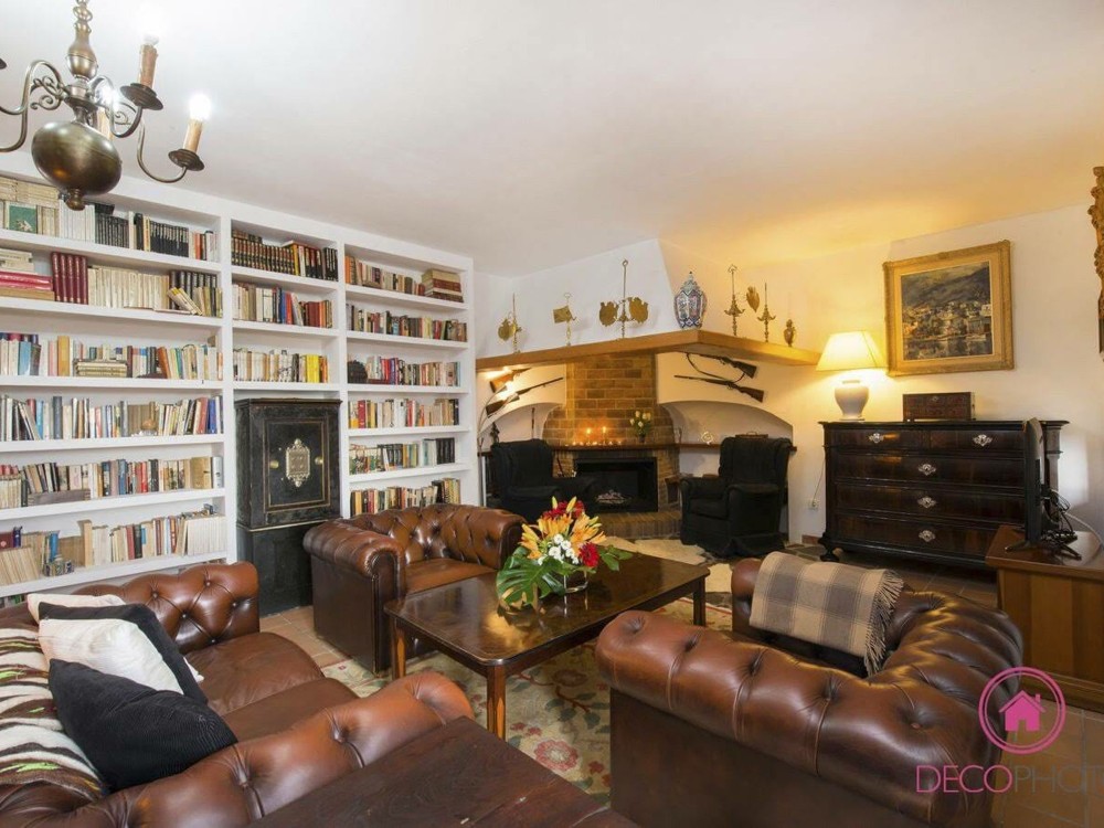 Venta de finca rústica en Andratx Mallorca | son Miquel biblioteca