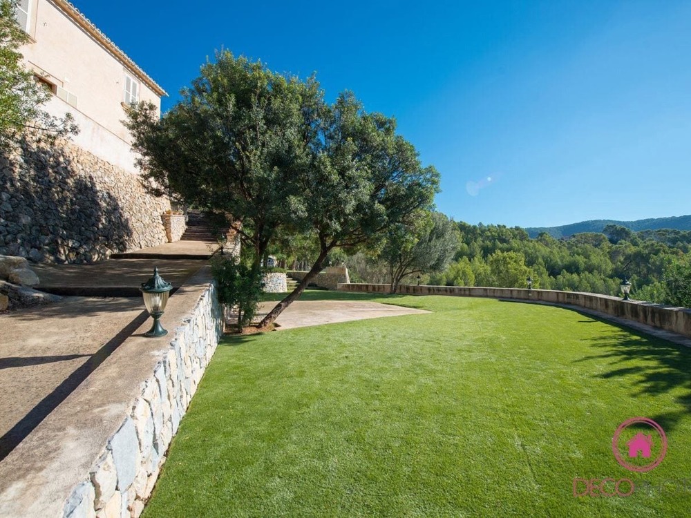 Venta de finca rústica en Andratx Mallorca | son Miquel jardín