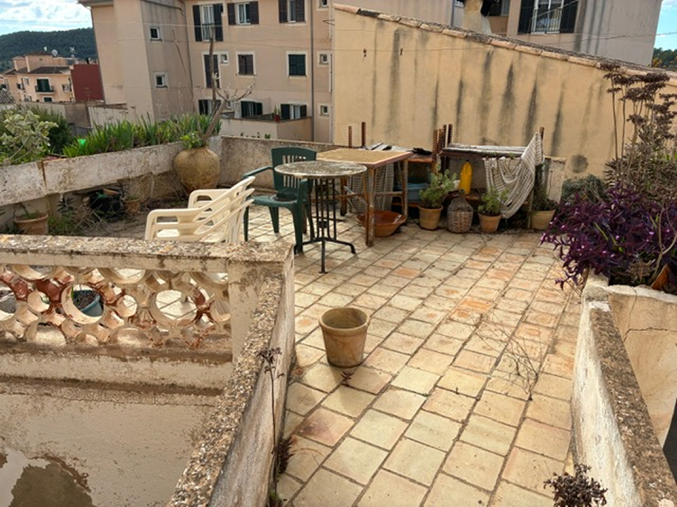 Casa de pueblo en Andratx Mallorca | casa mallorquina terraza superior